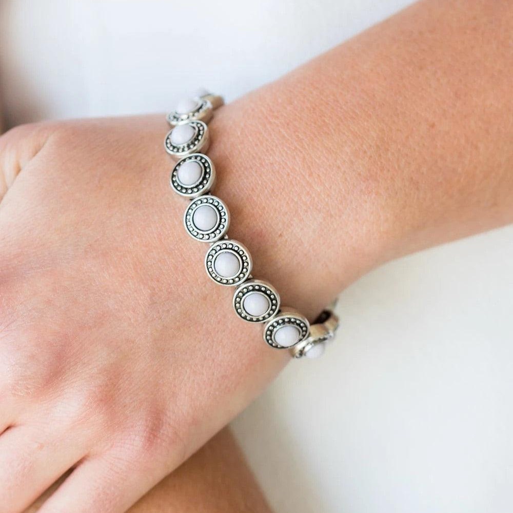 Round Bead Stretch Bracelet